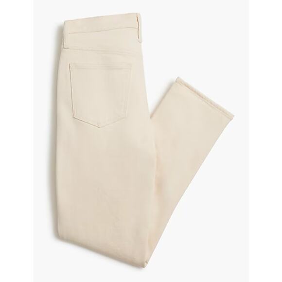 J Crew Essential Straight Jeans 31 31T Tall NWT Stretch CG442 J.Crew White - Picture 5 of 6